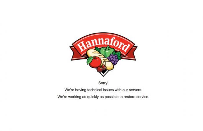 Hannaford-Website, App aufgrund von Cybersicherheitsproblemen immer noch nicht verfügbar