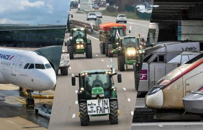 Streiks im Luftsektor, bei den Landwirten, bei der SNCF … Auf dem Weg zu einer schwarzen sozialen Woche ab dem 14. November