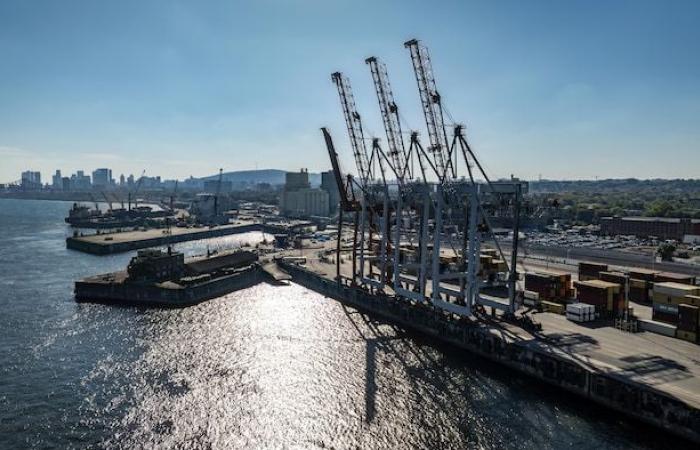 Erster Tag der Aussperrung im Hafen von Montreal