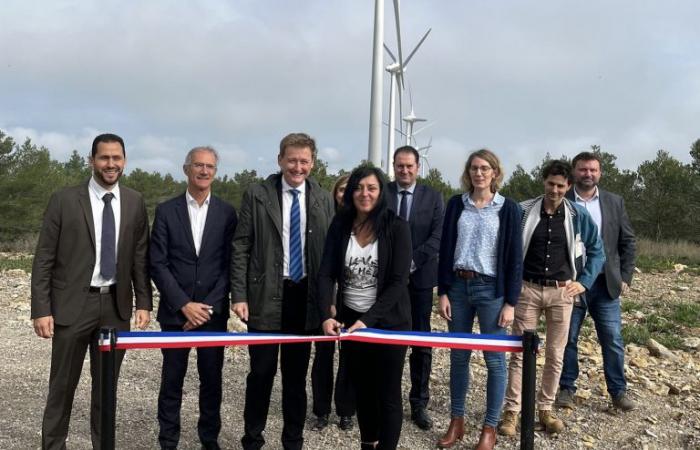 Einweihung des EDF Renewables-Windparks in Oupia