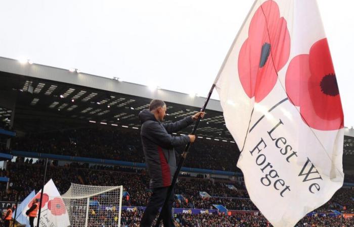 11. November, Fußball und eine Geschichte von Mohnblumen, Symbol für Gedenkfeiern und Spannungen in England