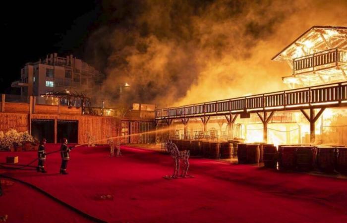 Der Weihnachtsmarkt von Barcarès wurde von Flammen heimgesucht