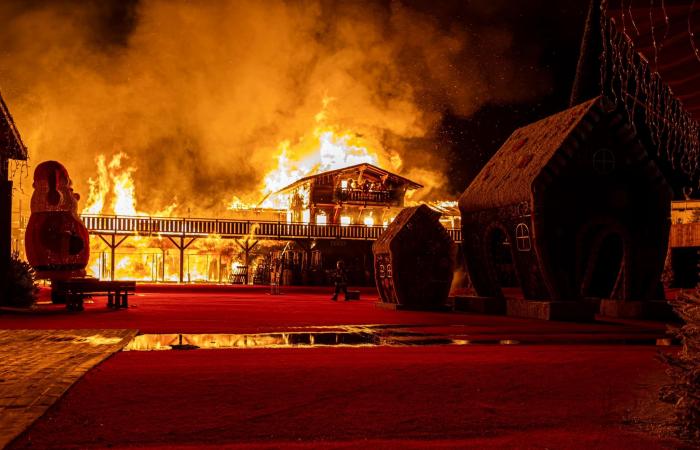 Verheerender Brand im Weihnachtsdorf Barcarès: Der Weihnachtsmarkt wurde vor seiner Eröffnung teilweise zerstört