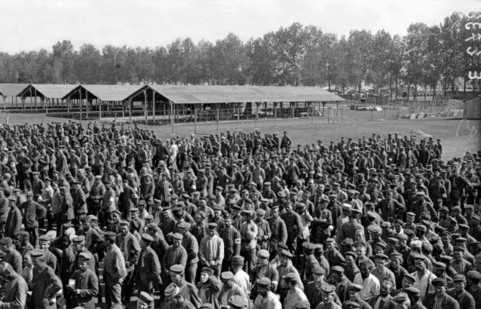 Deutsche Gefangene in Saint-Dizier, 1916