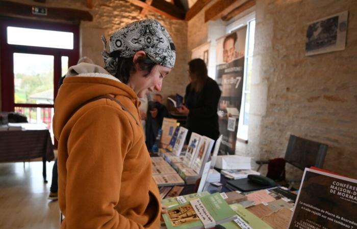 Buchmesse in Villiers-sur-Suize, auf der sich Autoren aus der Haute-Marne treffen