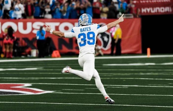 K Jake Bates trainiert spielentscheidende und spielgewinnende Kicks, um das Comeback der Detroit Lions zu sichern