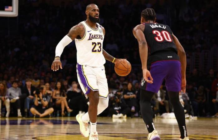 Die Raptors unterliegen in der zweiten Halbzeit den Lakers mit 123:103