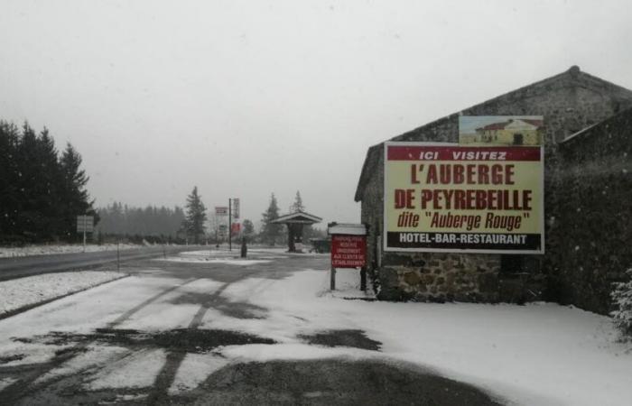 Wetterbericht. Erster Schneefall der Saison im Drôme-Ardèche-Massiv