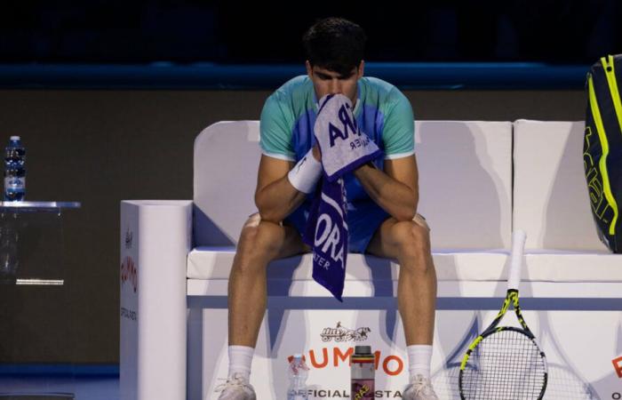 Alcaraz war bei den ATP Finals 2024 eine Sensation und verlor bei seinem Debüt gegen Ruud