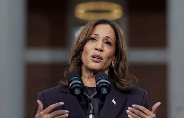 Kamala Harris wirkt nach ihrer Niederlage bei der Präsidentschaftswahl natürlich