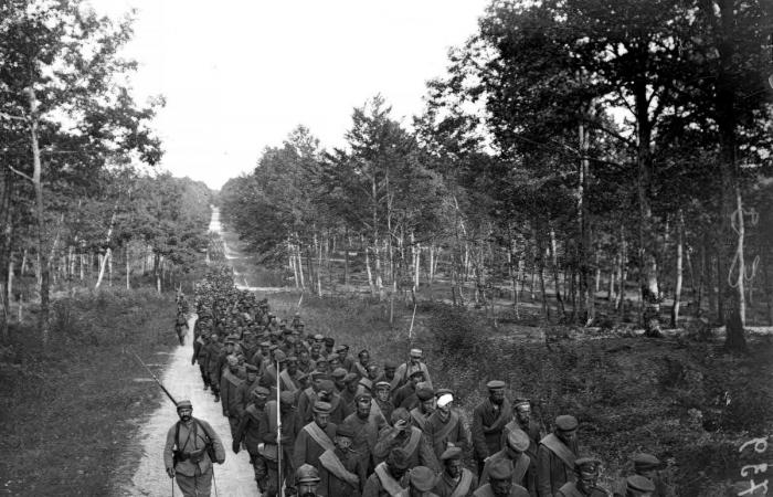 Deutsche Gefangene in Saint-Dizier, 1916