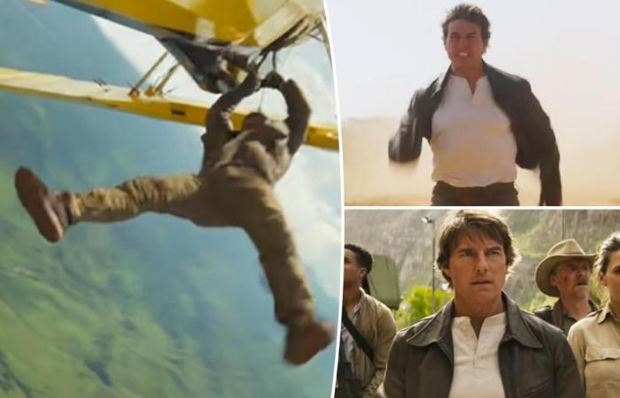 Tom Cruise hängt im Trailer zu „Mission: Impossible 8“ aus dem Flugzeug