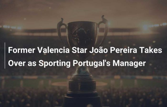 Der frühere Valencia-Star João Pereira übernimmt die Leitung von Sporting Portugal