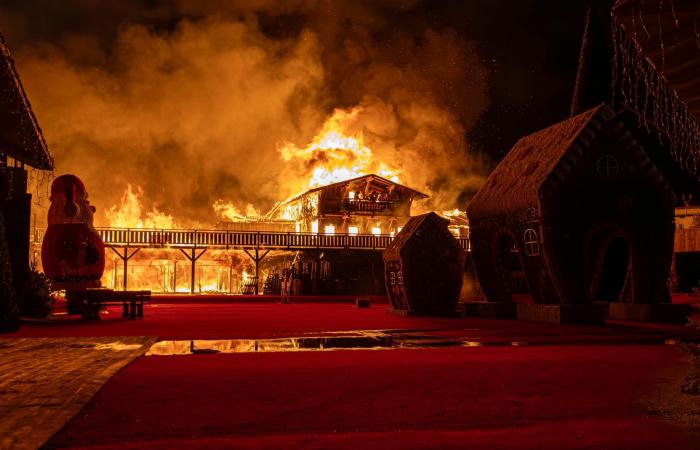 Verheerender Brand im Weihnachtsdorf Barcarès: Der Weihnachtsmarkt wurde vor seiner Eröffnung teilweise zerstört