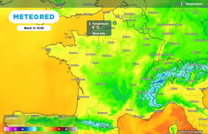 erste Winteroffensive in Frankreich! Werden die Temperaturen diese Woche wirklich sinken?