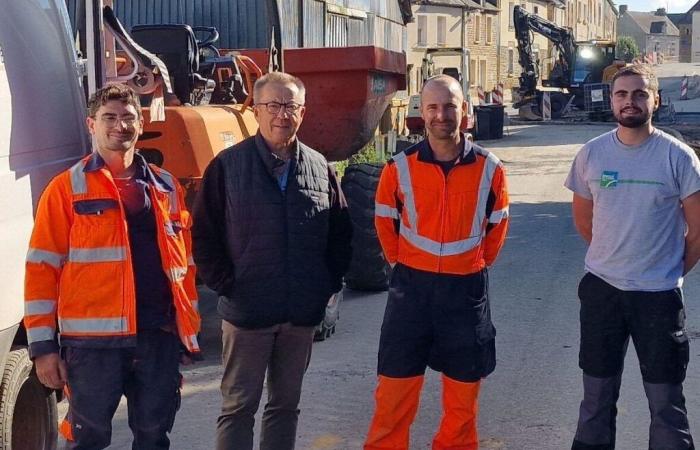 große Arbeit zur Sanierung der Straßen dieser Stadt