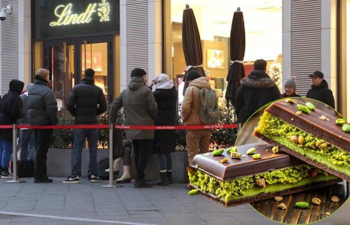 Dubai-Schokolade von Lindt in Berlin! BILD steht mit in der Schlange | Regional