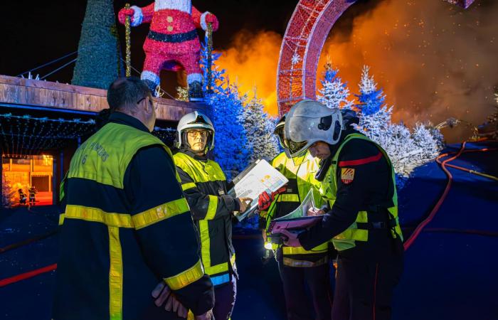 Verheerender Brand im Weihnachtsdorf Barcarès: Der Weihnachtsmarkt wurde vor seiner Eröffnung teilweise zerstört