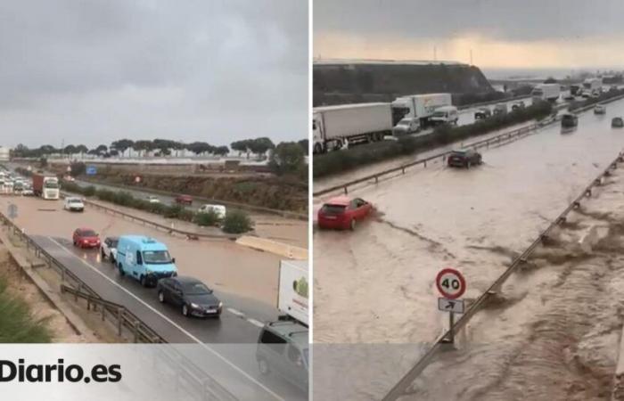 Heftige Regenfälle führen zu Überschwemmungen, weggeschwemmten Fahrzeugen und Rettungsaktionen in Almería