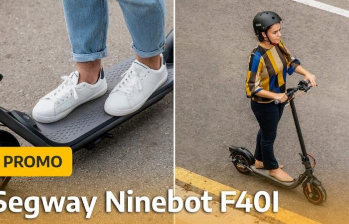 Elektroroller: Den Segway Ninebot F40I und seine große Autonomie gibt es bei Intersport zum kleinen Preis