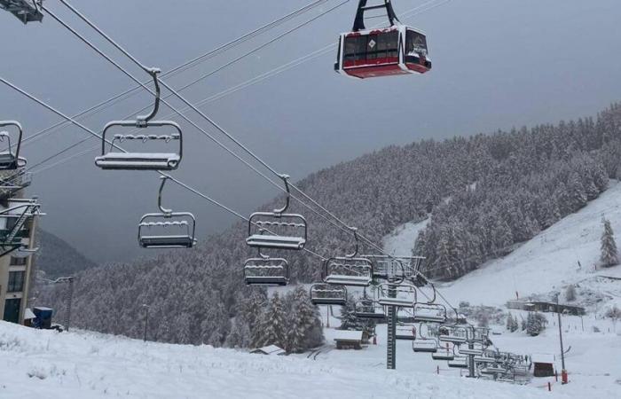 Der erste Schnee kehrt in die Alpes-Maritimes zurück