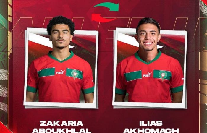 CAN 2025-Qualifikation: Zakaria Aboukhlal ersetzt Ilias Akhomach