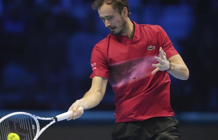 Medvedev prallt gegen de Minaur ab