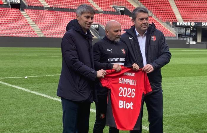 Sampaoli auf der Bank von Stade Rennais. „Dieser Verein hat etwas Besseres verdient als diesen 13. Platz, wir werden eine neue Wendung einschlagen“