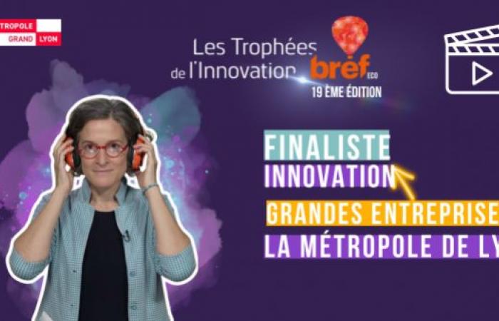 Die Metropole Lyon, Finalistin der Brief Eco Innovation Trophies