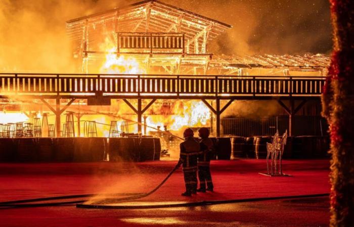 Ein Feuer zerstört einen Teil des Barcarès-Weihnachtsmarktes