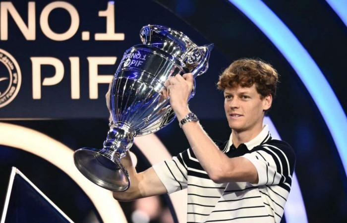 Tennis: Sinner erhielt die Trophäe Nr. 1 der Welt