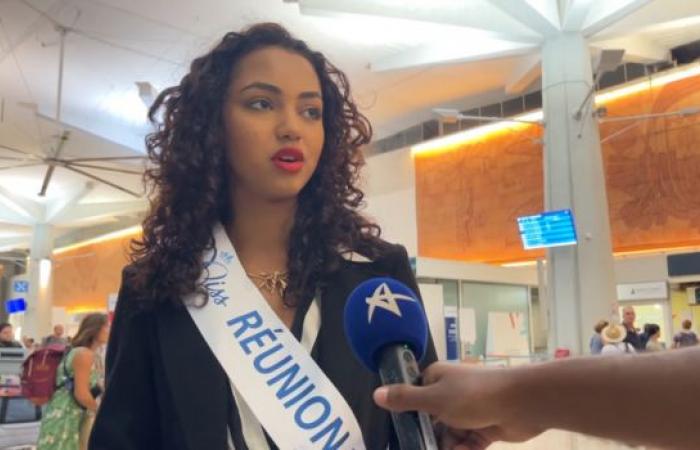 Miss France 2025: Marine Futol, Miss Réunion 2024, fliegt los, um sich auf die Zeremonie vorzubereiten