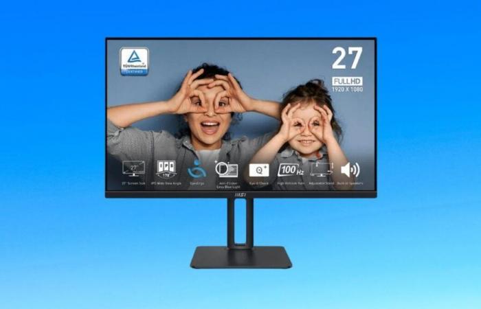 Dieser vielseitige und preisgünstige MSI PC-Monitor ist das ideale Angebot für die Ausstattung Ihres Büros