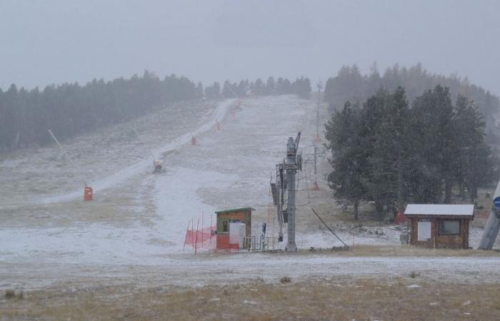 Die Kälte setzt ein, Regen und Schnee, angekündigt von Météo France in den Pyrénées-Orientales