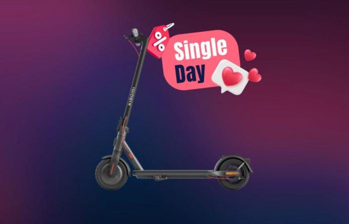 Der Elektroroller Xiaomi Scooter 4 Lite ist für Single Day zum halben Preis erhältlich