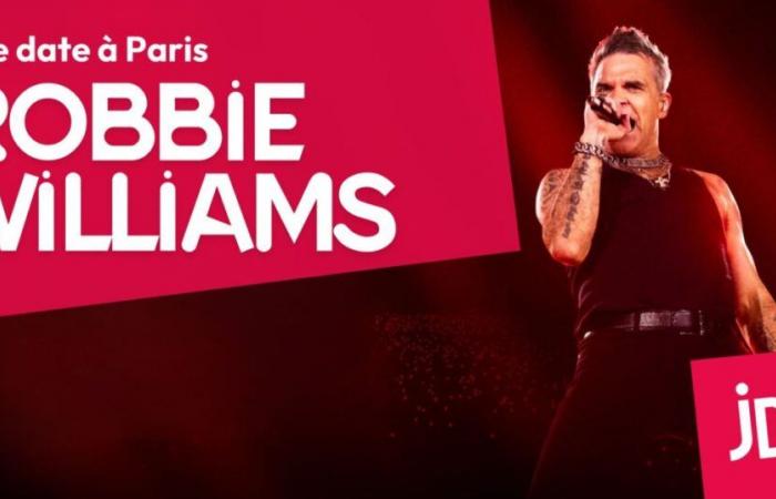 Robbie Williams und Konzert 2025