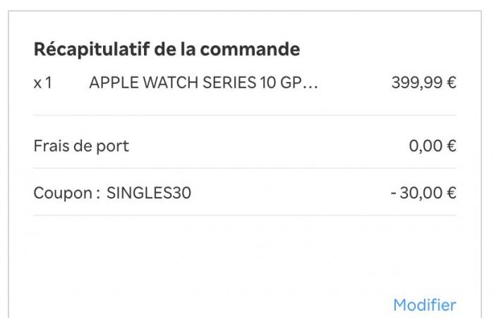 Auf die neueste vernetzte Uhr von Apple gibt es am Single Day einen satten Rabatt von 110 €