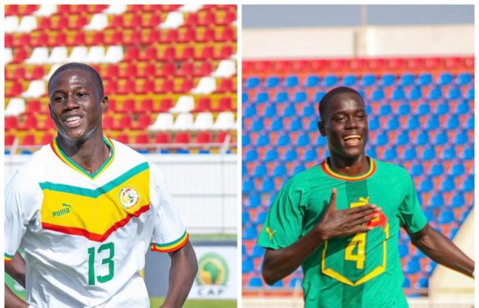 Die Sieger der U17 UFOA/A, Mouhamed Dabo und El Hadji Malick Cissé im Training beim FC Barcelona