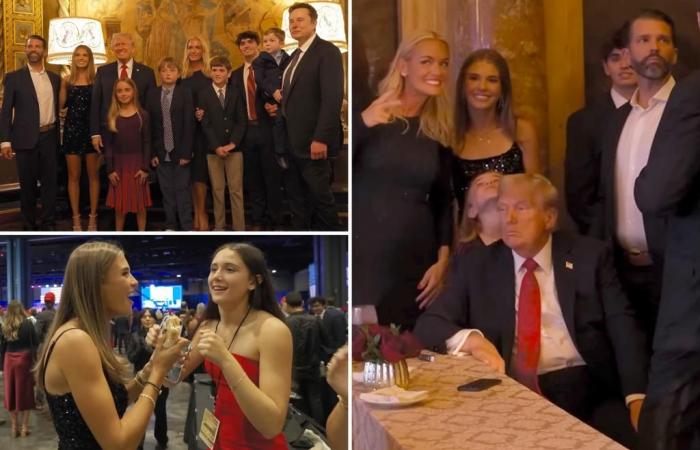 Kai Trump gibt im YouTube-Vlog einen Einblick in die Wahlnacht in Mar-a-Lago