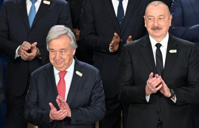 Öl sei „ein Geschenk Gottes“, verteidigt der aserbaidschanische Präsident Aliyev Kohlenwasserstoffe