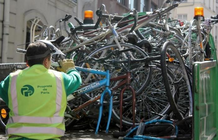 Unter welchen Bedingungen darf das Rathaus ein angehängtes Fahrrad entfernen?