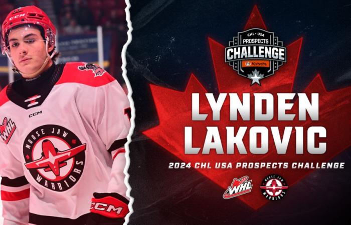 WHL-Champion Lakovic ist bereit, sein Kupplungsgeschick bei der von Kubota Canada präsentierten CHL USA Prospects Challenge 2024 einzubringen