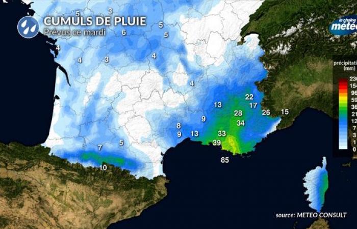 Wetter Dienstag, 12. November: kühleres Gefühl, Schnee in den Bergen und starke Gewitter im Südosten