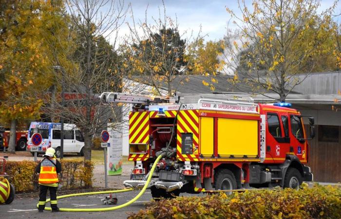 Ein Brand in einem Mehrzweckbereich für Kinder in der Nähe von Pithiviers