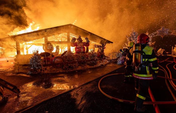 Ein Brand verwüstet das Weihnachtsdorf Barcarès