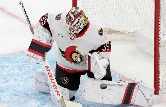 Linus Ullmark verzeichnet den ersten Shutout der Saison, als die Ottawa Senators die Toronto Maple Leafs besiegen