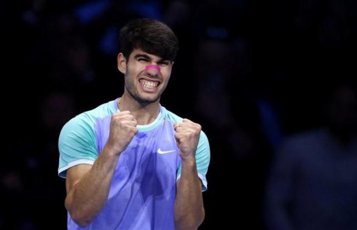 „Wir mussten etwas anderes bieten“, sagte Carlos Alcaraz nach seinem Sieg gegen Andrey Rublev im ATP-Finals