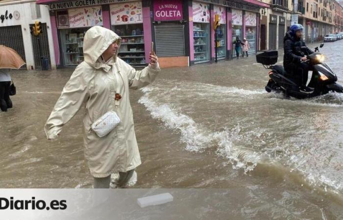 Bilder der Überschwemmungen in Malaga von der neuen DANA