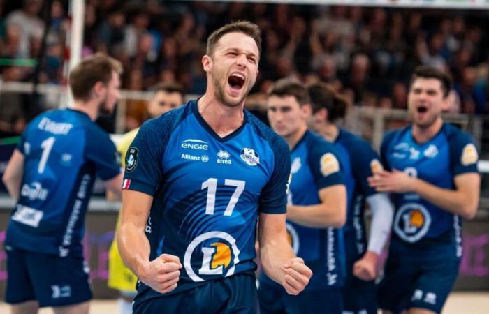 Saint-Nazaire-Volleyballspieler gewinnen ihr erstes Champions-League-Spiel in Ankara