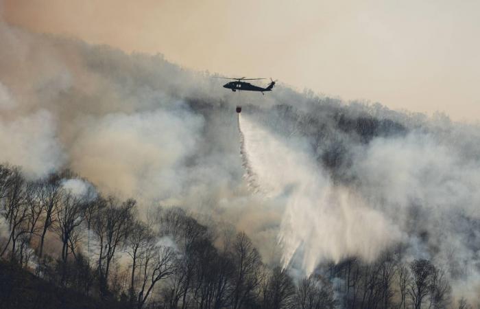 Die Region New York wird von Flammen und Dürre heimgesucht